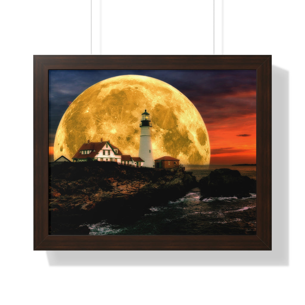 Luminous Lighthouse | 20x16 | Walnut | F | product