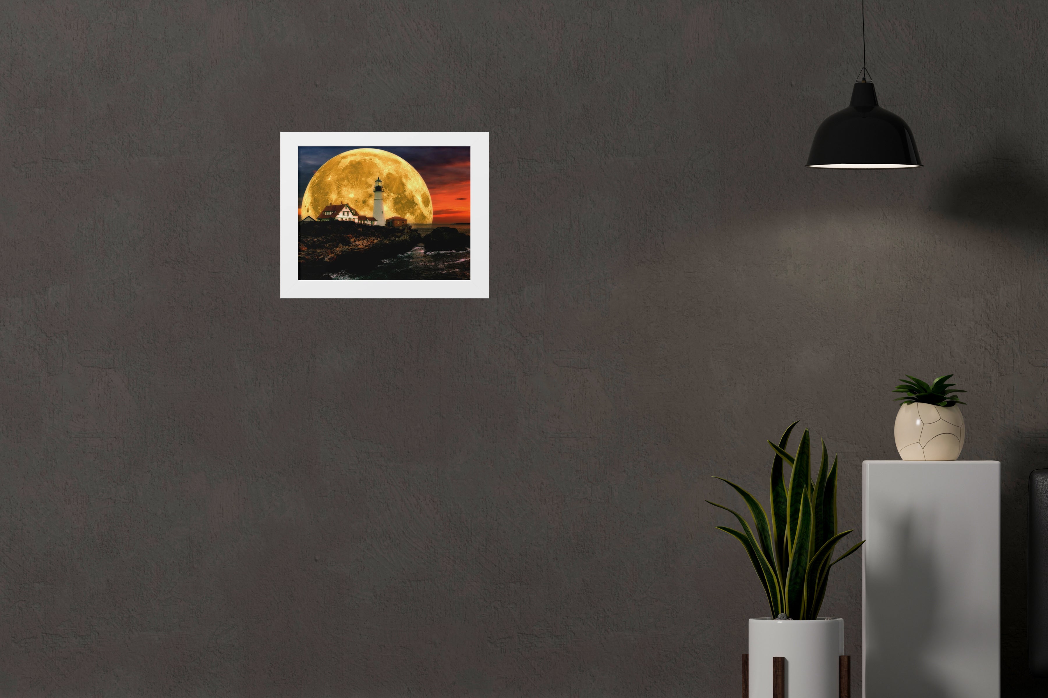Luminous Lighthouse | 14x11 | White | 1 | mockup