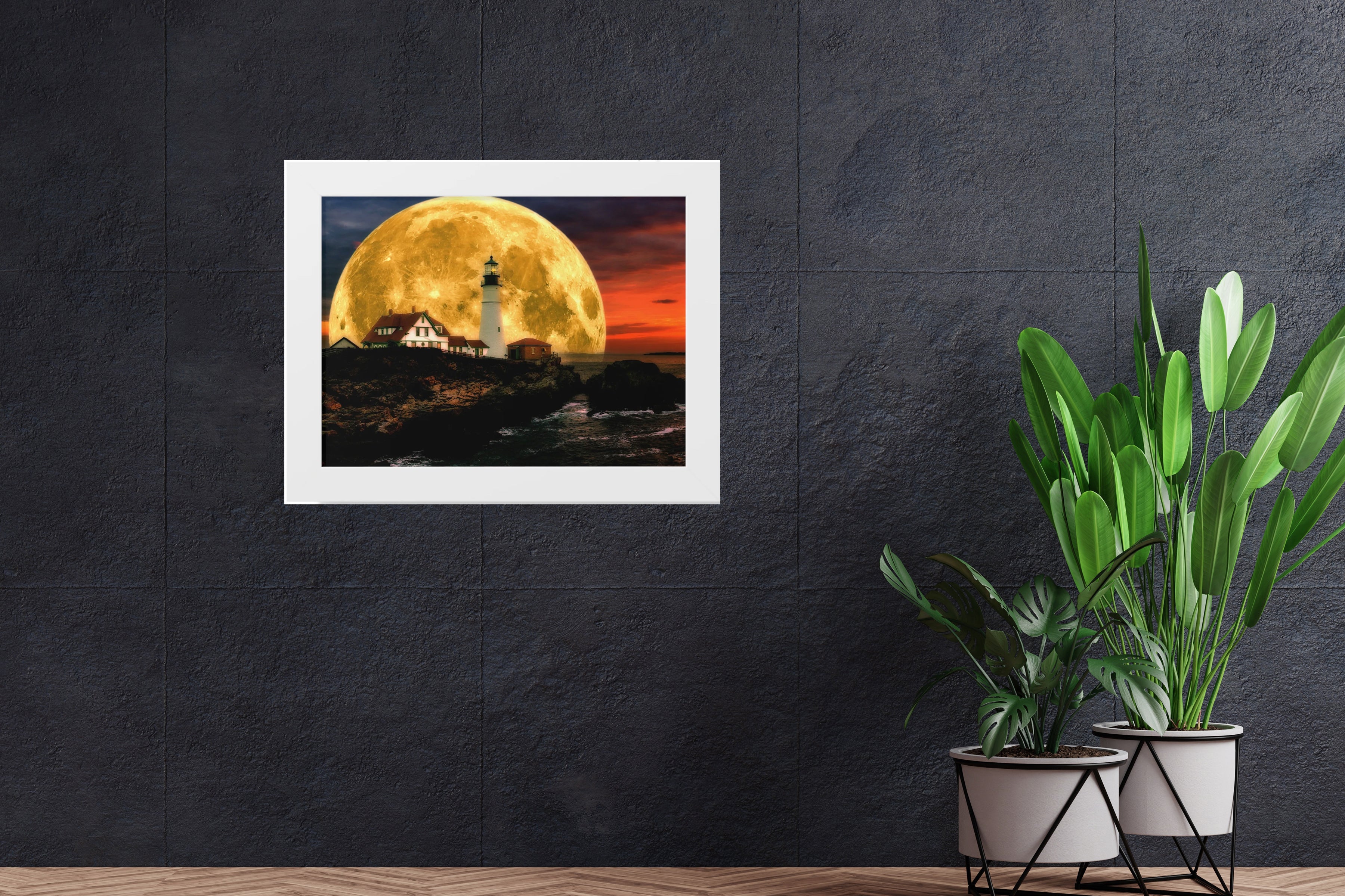 Luminous Lighthouse | 16x12 | White | 1 | mockup