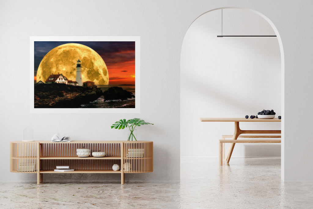 Luminous Lighthouse | 30x20 | White | 2 | mockup